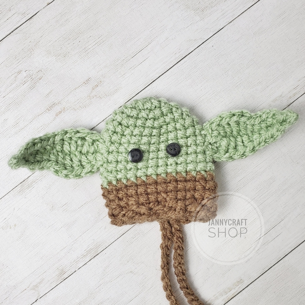 🚘Baby Yoda beanie hat shift knob cover handmade